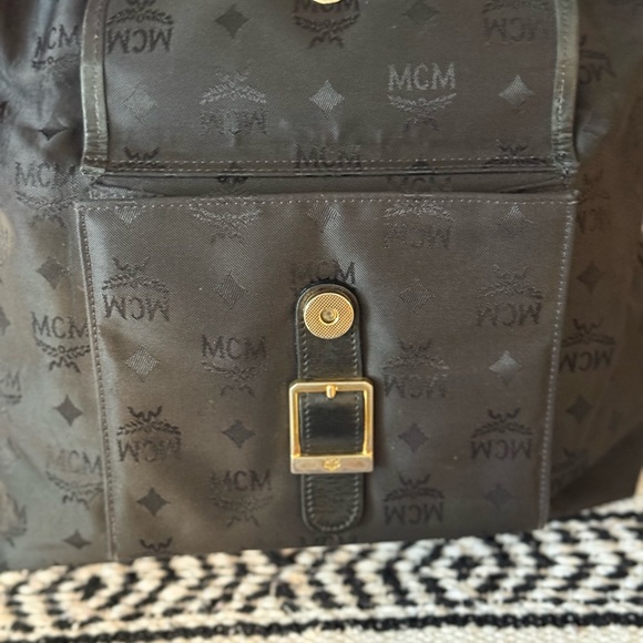 MCM Black Nylon Backpack - Picture 2 of 13